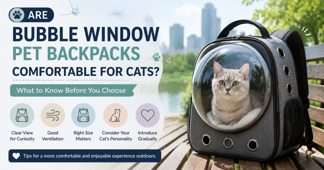Are Bubble Window Pet Backpacks Comfortable for Cats?