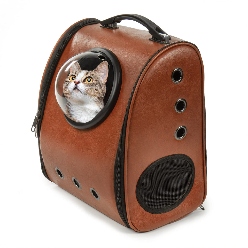 Cat Travel Backpack Carrier with Bubble Window and Comfortable Design