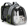 Expandable Cat Backpack Carrier with Transparent Bubble Window for Travel and Outdoor Use